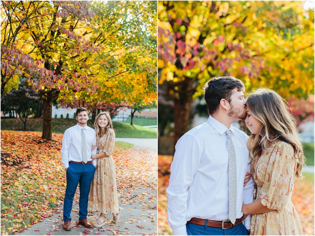Bristol Virginia photographer capturing University of Tennessee Senior pictures during fall