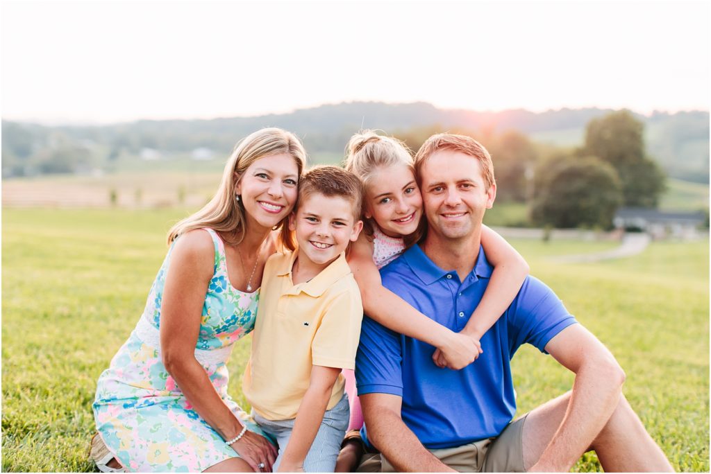 Bristol Virginia family portraits Olde Farm golf club Bristol Tennessee family pictures 