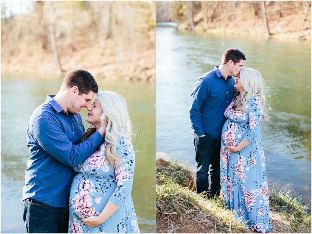 South Holston Dam maternity photos with Bristol Tennessee Family Photographer at South Holston Lake portraits