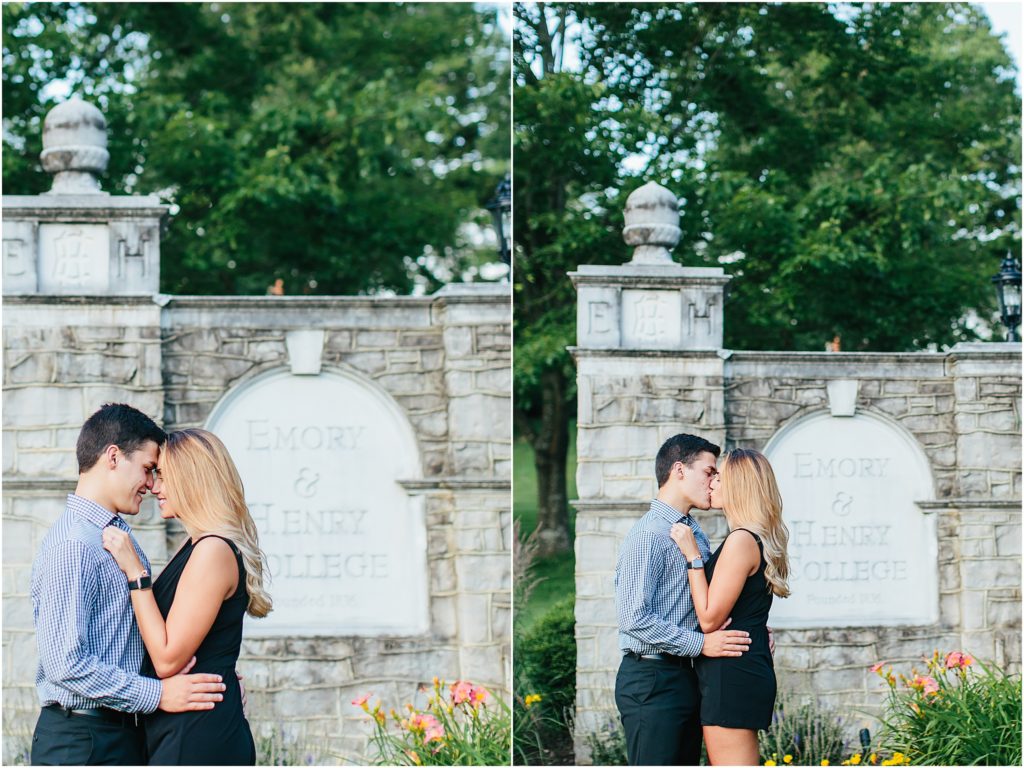 Emory and Henry engagement portraits