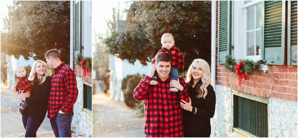 Downtown Abingdon family portraits with Bristol Tennessee family photography