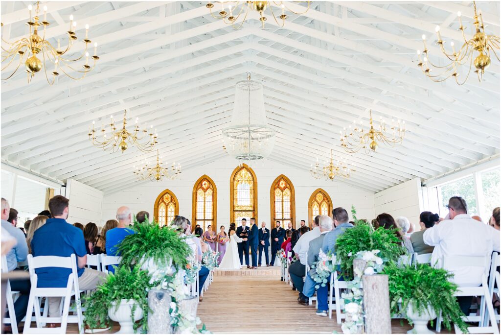 Church chapel Glade Creek Farm wedding